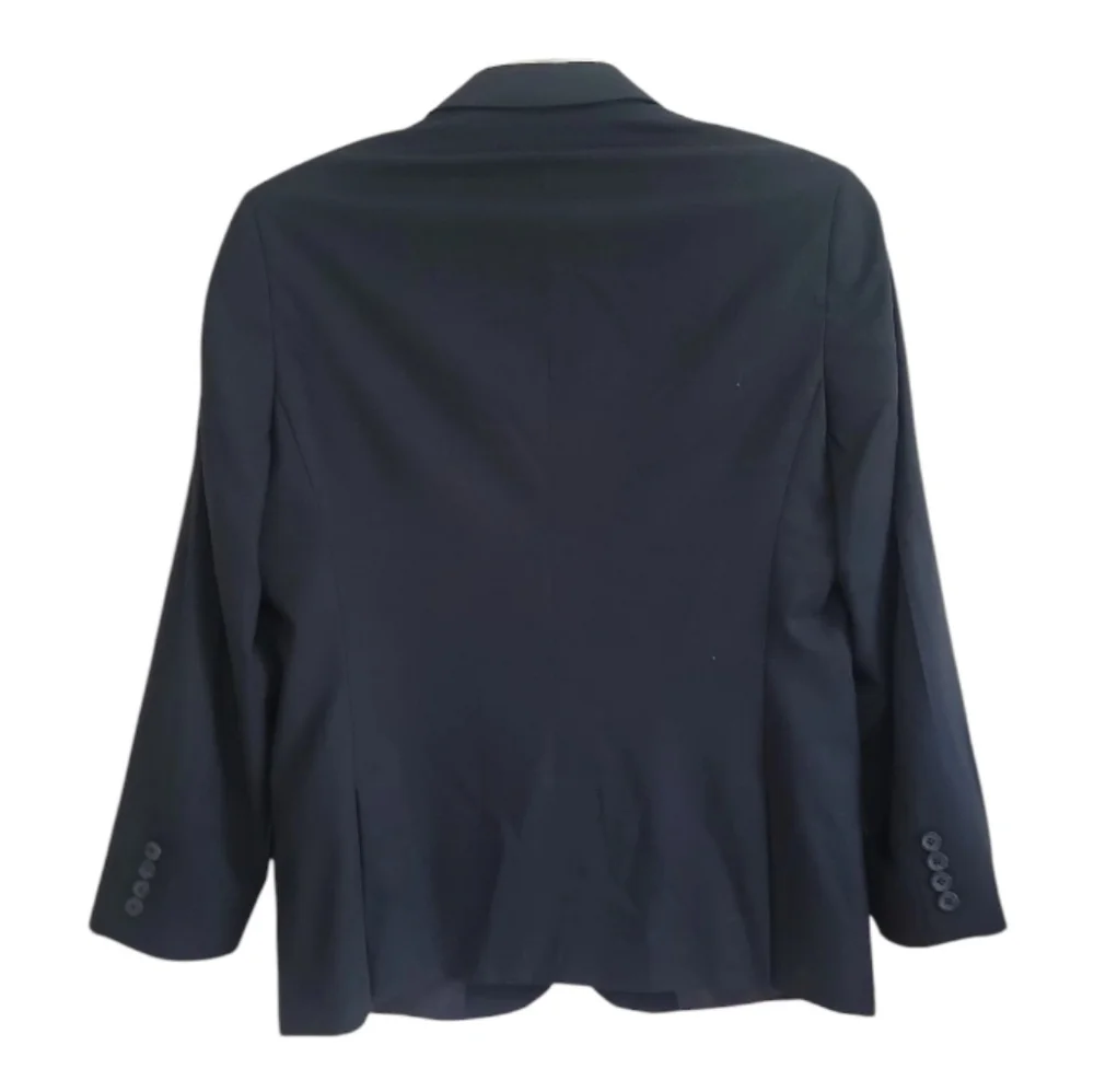 Kennth Cole Reaction Mens Black Blazer Jacket Size 40R